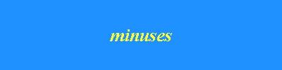 minuses