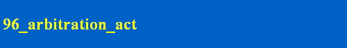 96_arbitration_act