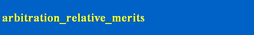 arbitration_relative_merits